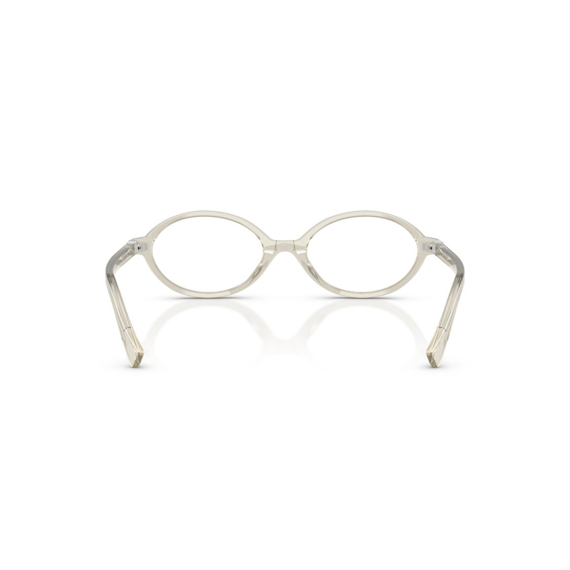 Miu Miu 0Mu 01Xv Translucent Acetate Oval Frame Sunglasses