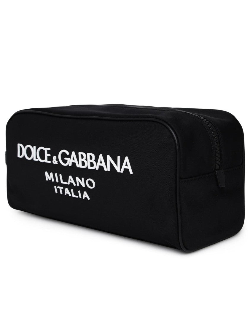 Dolce & Gabbana Black Nylon Beauty Case