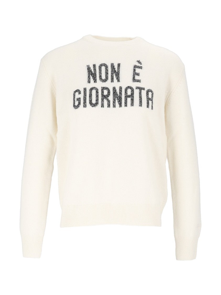 Mc2 Saint Barth New Queen Textured Graphic Knit Sweater
