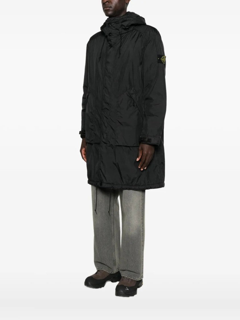 Stone Island Hooded Drawstring Coat