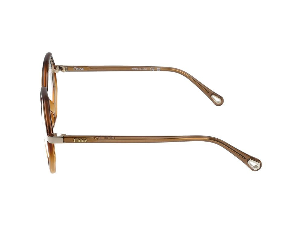 Chloé Eyeglasses Chloé Ch0132o 010 Brown Brown Transparent 53/20/140