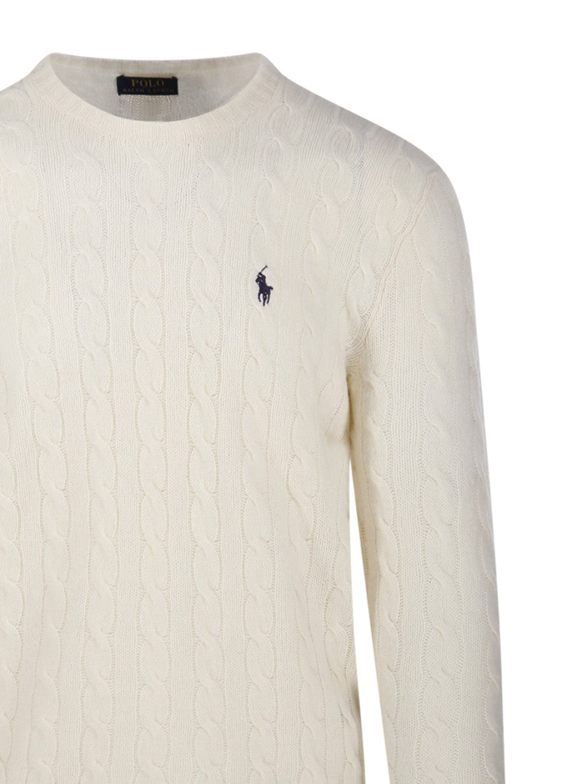 Polo Ralph Lauren Cable Knit Round Neck Sweater
