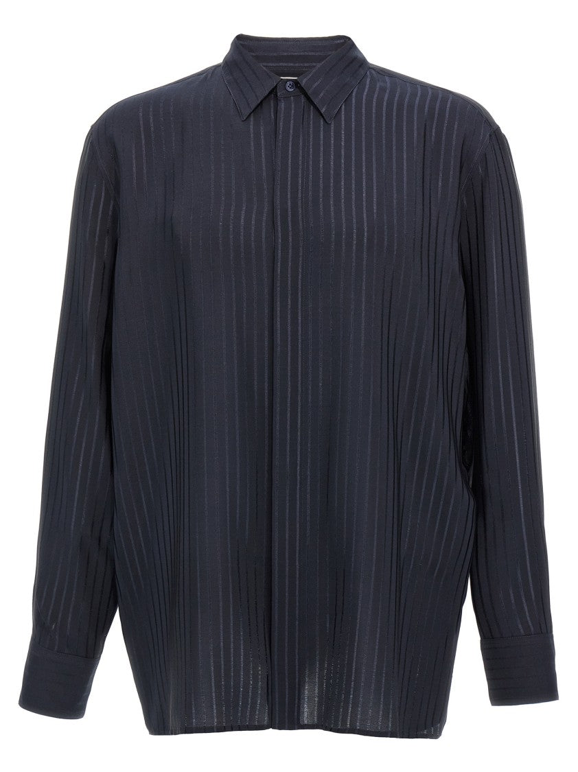Saint Laurent Silk Striped Shirt