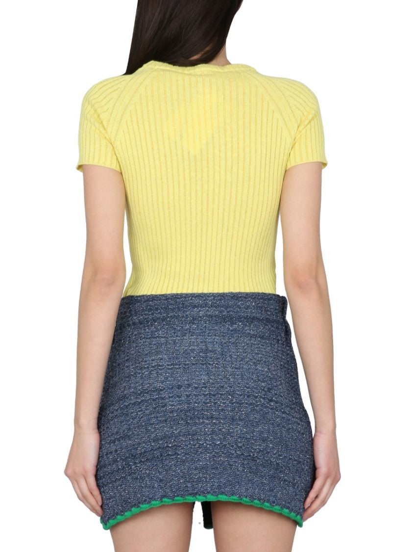 Cormio Floral Embroidered Fitted Jersey