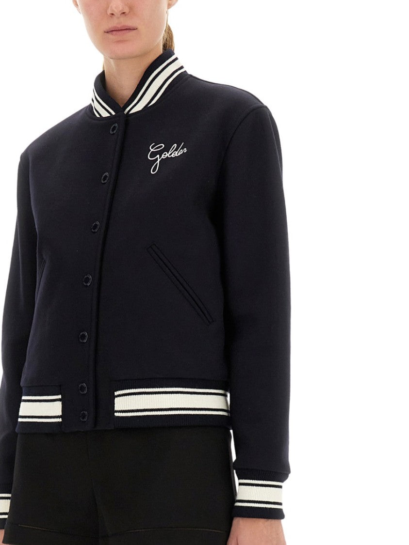 Golden Goose Cropped Bomber Jacket