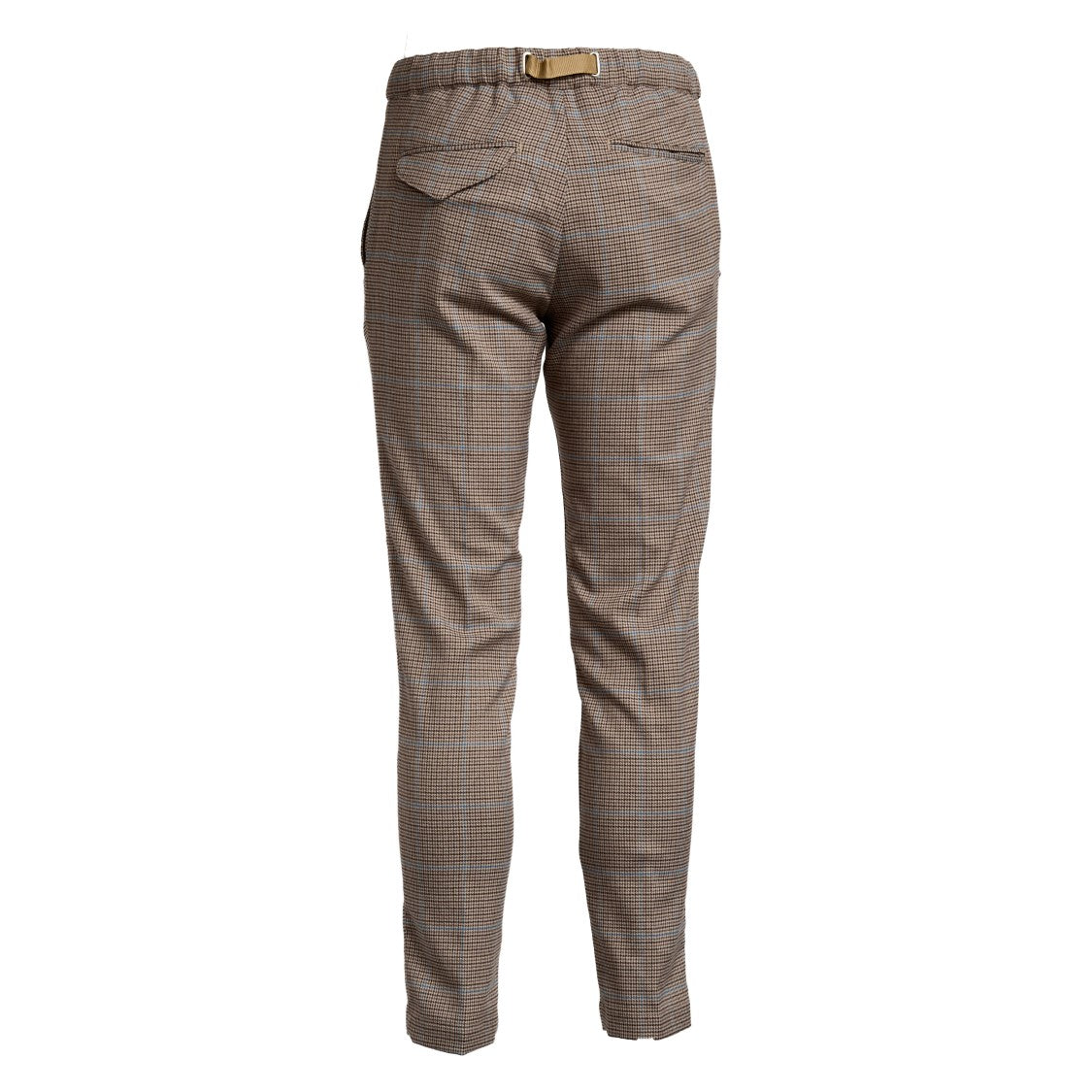 White Sand Checked Houndstooth Trousers