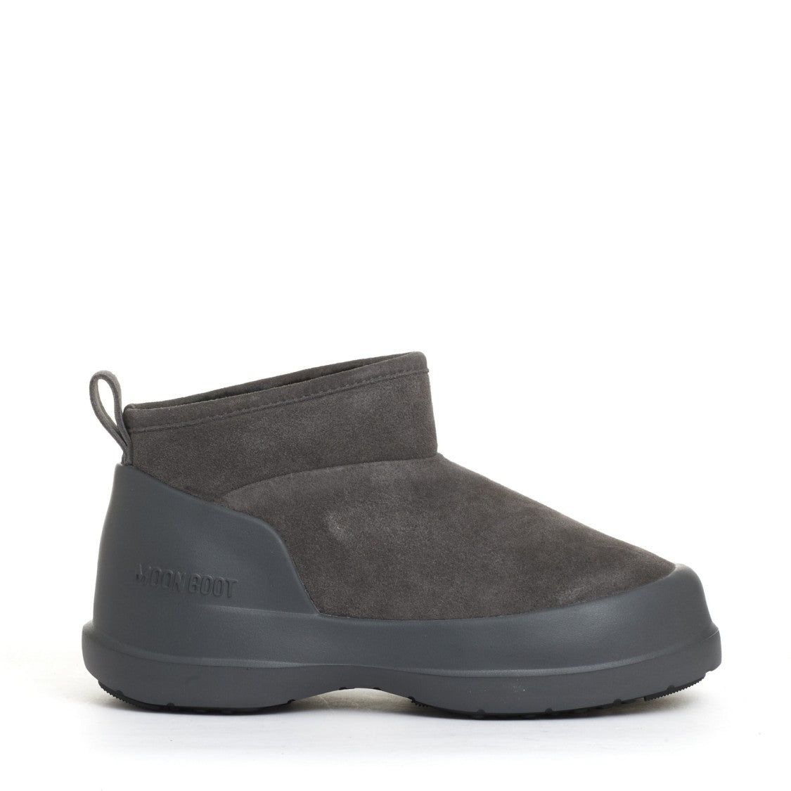 Moon Boot Mb Luna Low Boot In Elegant Antracite With Minimalist Design