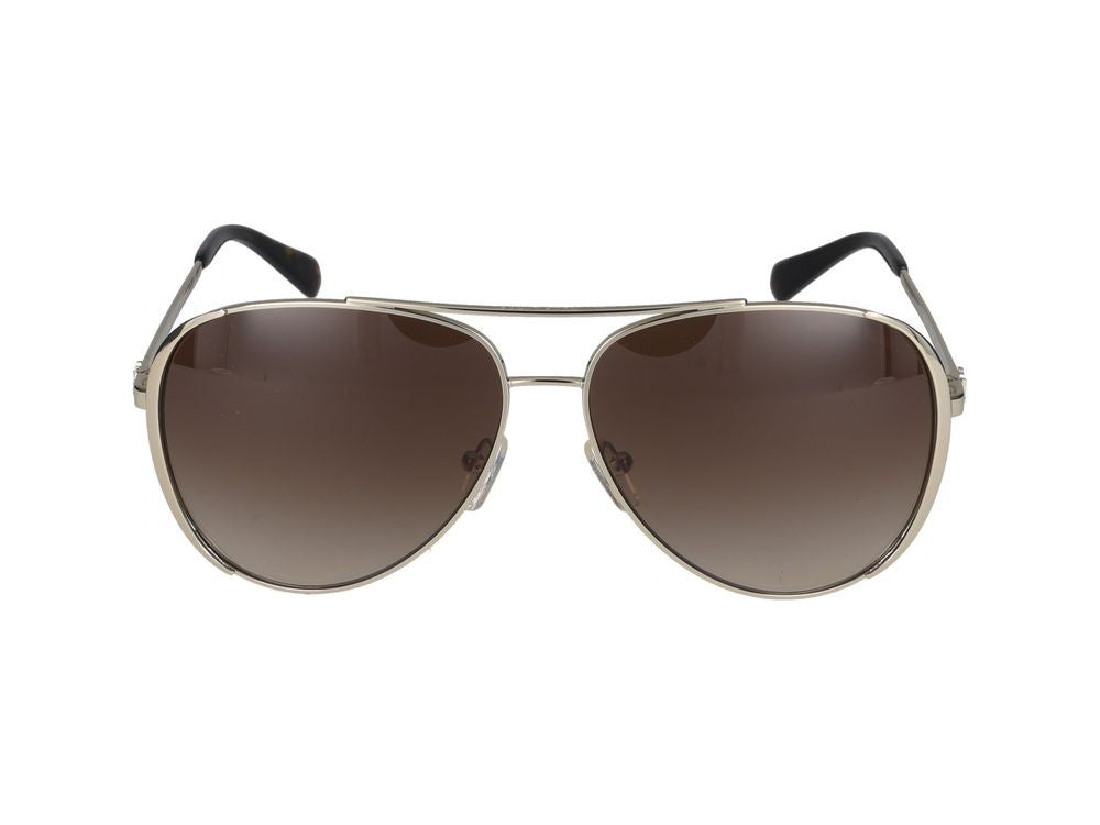 Michael Kors Silver 0Mk1101b Metal Aviator Sunglasses