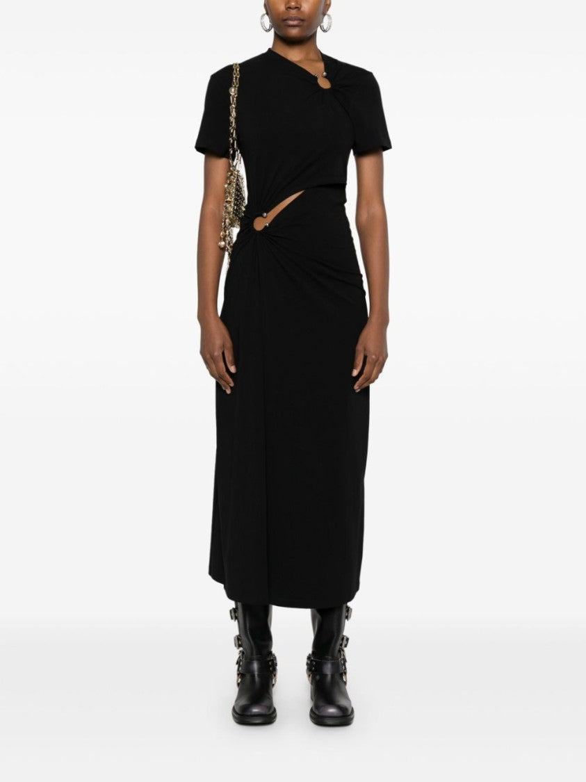 Rabanne Black Floor-Length Dress