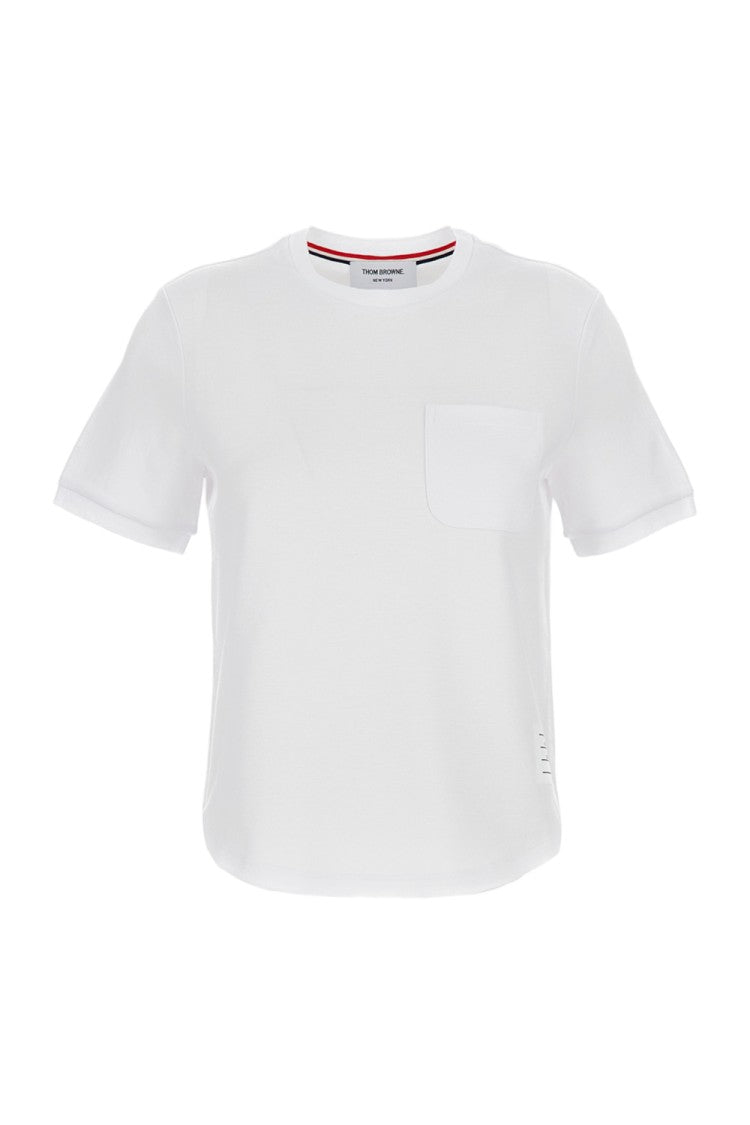 Thom Browne Cotton Milano Pocket Tee