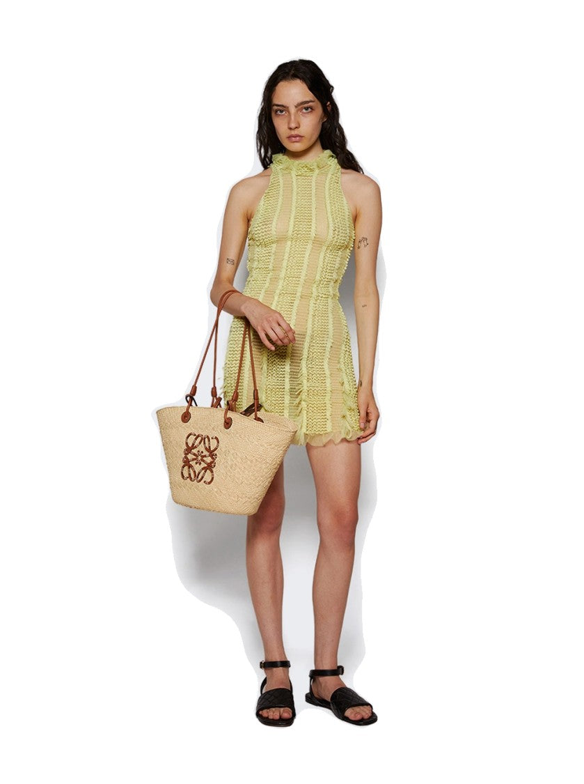 Roberta Einer Angel Sheer Mini Dress