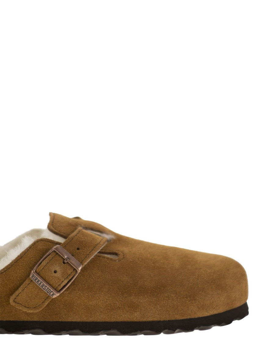 Birkenstock Boston - Sabot With Fur Lining