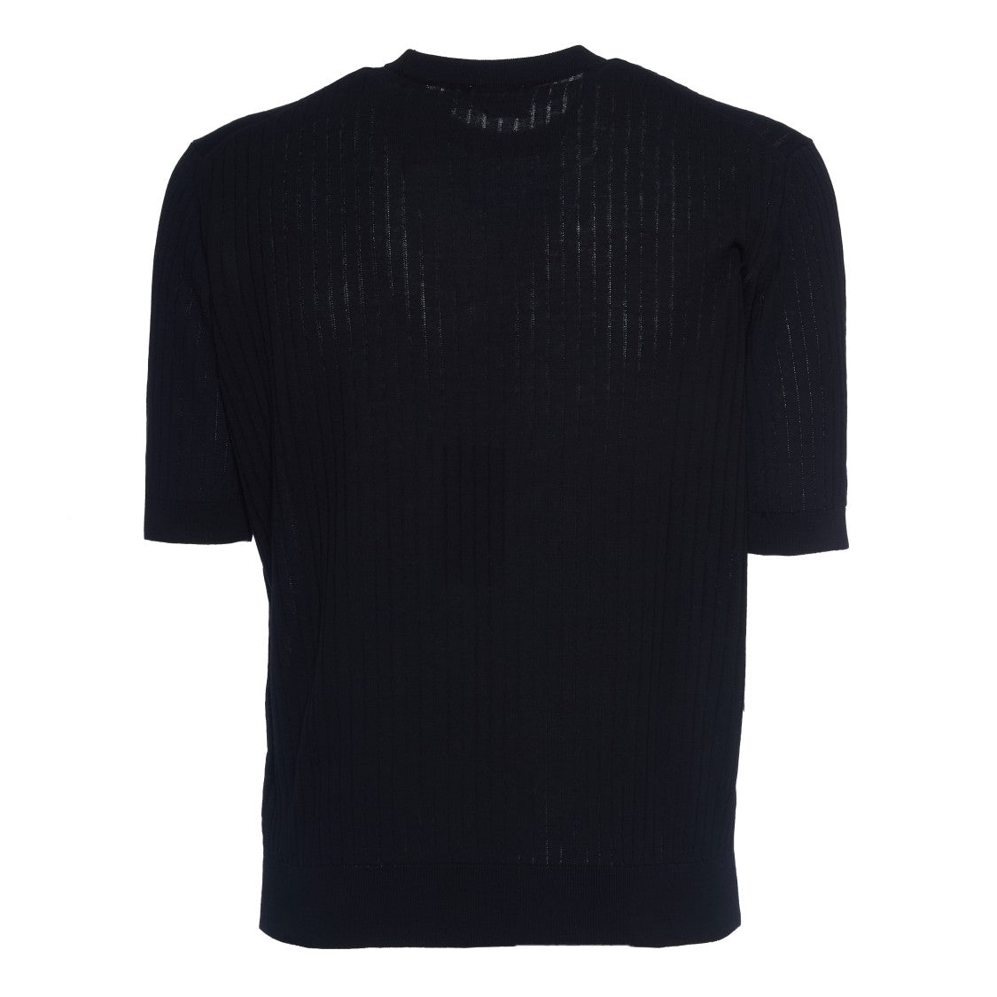 Settefili Cashmere Mezza Manica Girocollo High Gauge T-Shirt
