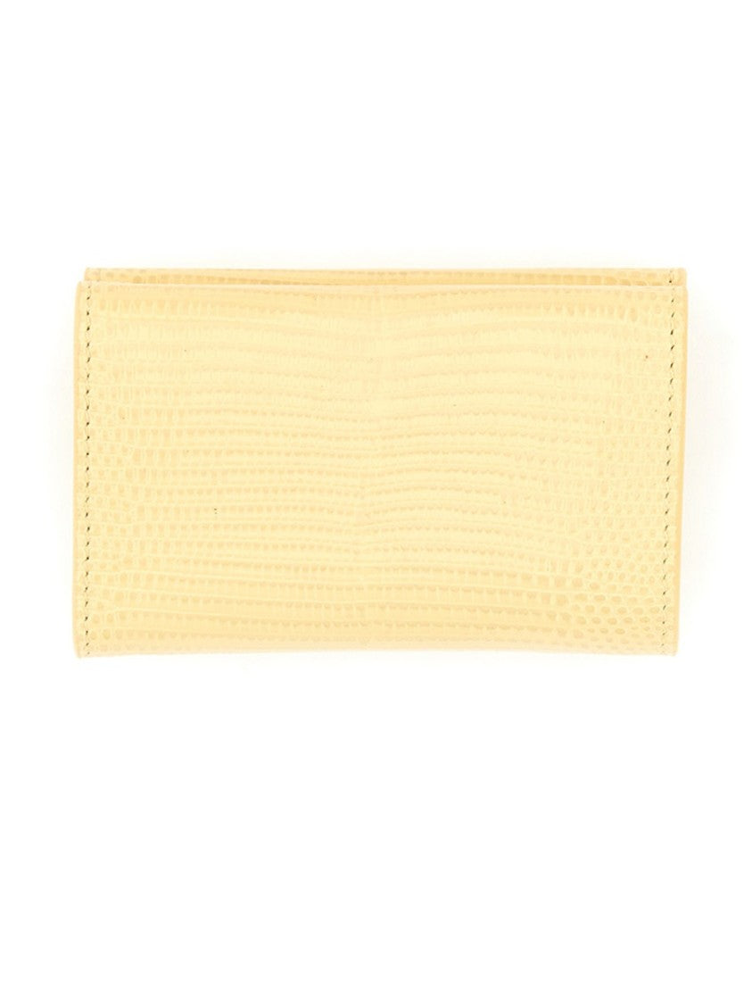 Jil Sander "Baby" Textured Leather Wallet