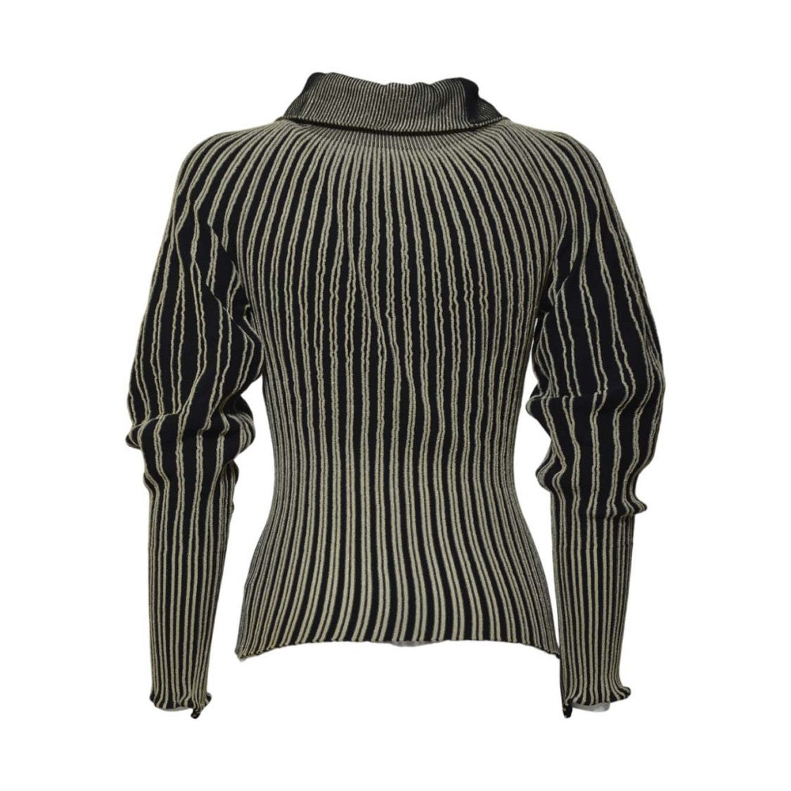 Mirco Giovannini Classic Black Sweater With Round Neckline And Long Sleeves