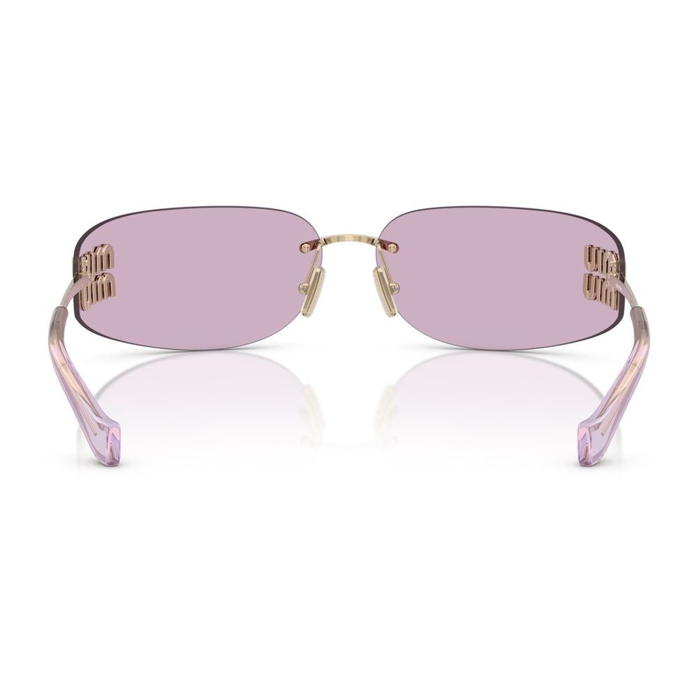 Miu Miu 0Mu A51s Aube Ultra-Light Wraparound Sunglasses