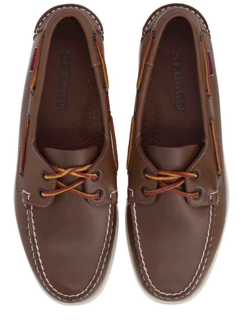 Sebago Docksides Portland Smooth Leather Boat Shoes