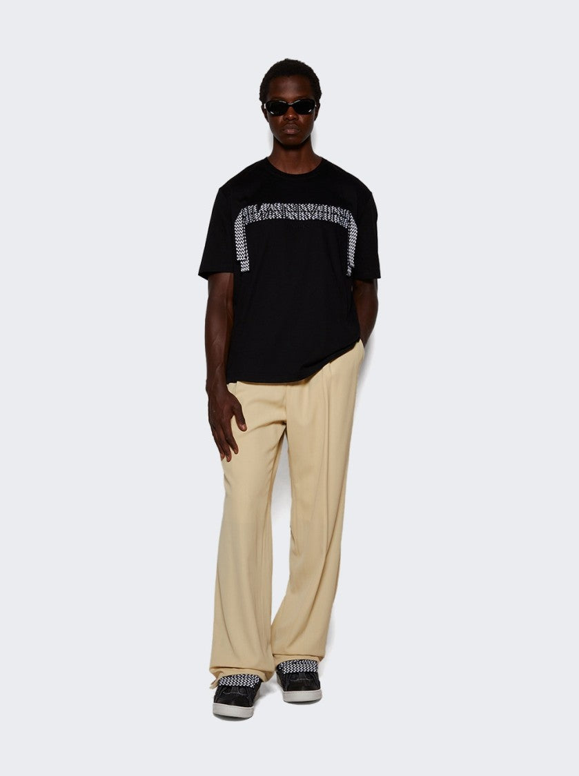 Lanvin Denim Curb Sneakers Black