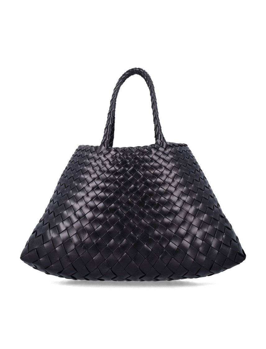 Dragon Diffusion Santa Croce Small Woven Handbag