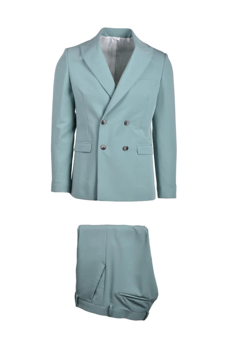 Simbols Polyester Viscose Stretch Suit