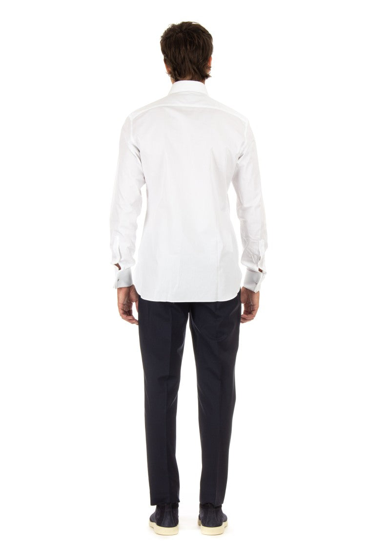 Zegna Trofeo Cufflink Cotton Shirt