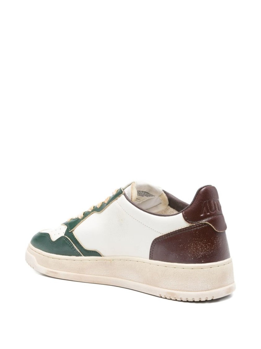 Autry Low-Top Sneakers With Leather Panels