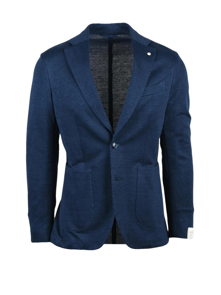 L.B.M. 1911 Blue Linen Cotton Jacket