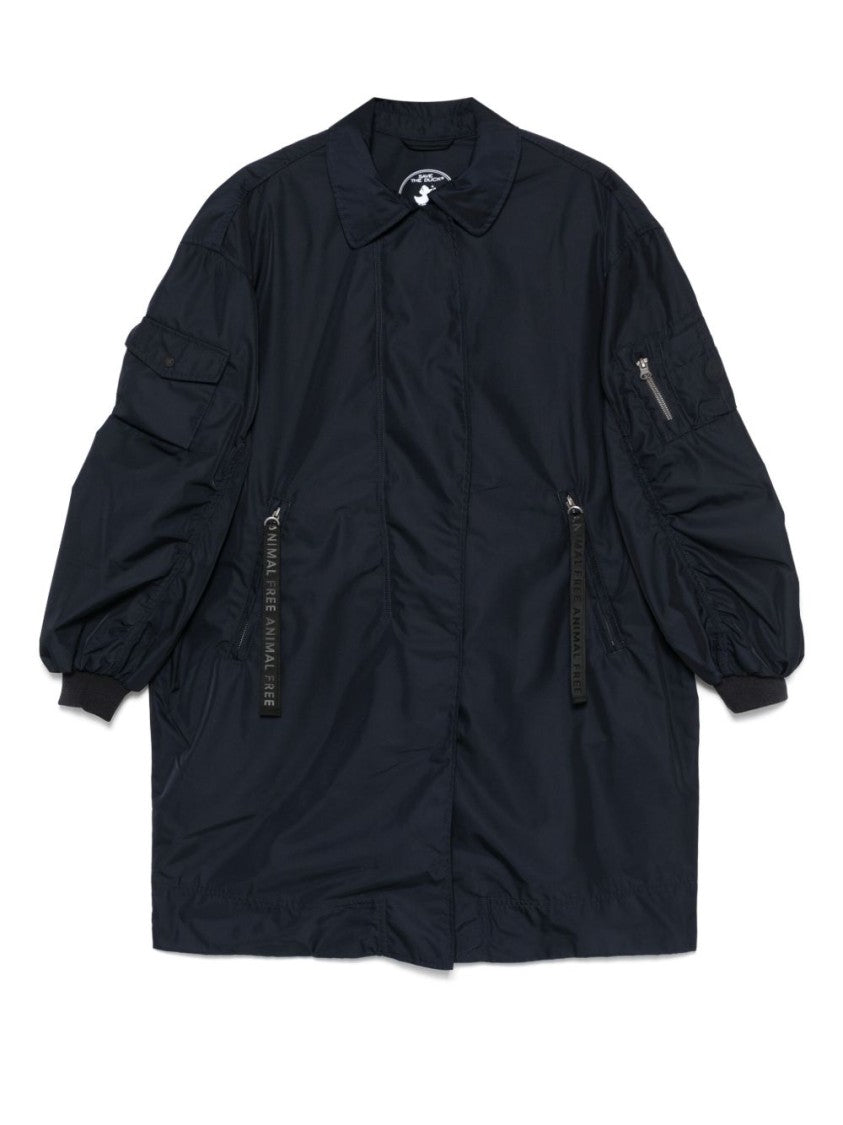 Save The Duck Luxe Black Jacket With High Collar