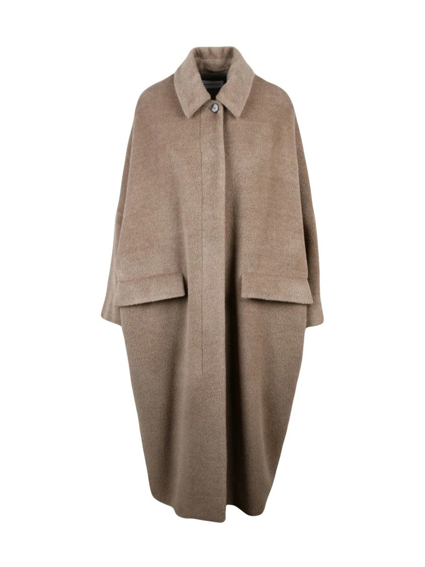 Marella Grey Alpaca-Wool Icam Coat