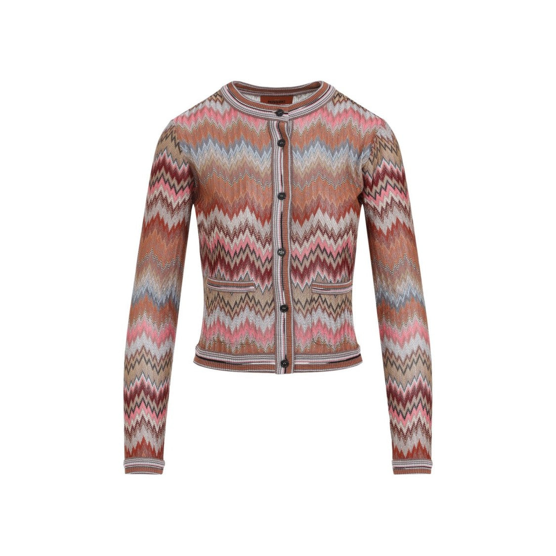 Missoni Snake Motif Chevron Viscose Cardigan