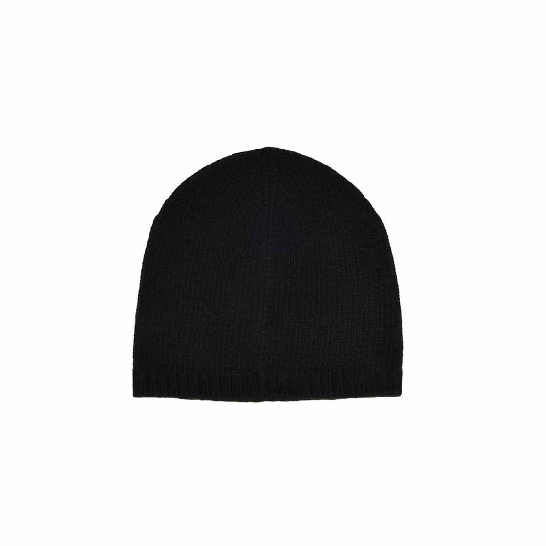Dsquared2 Black Wool And Cashmere Blend Hat With Logo