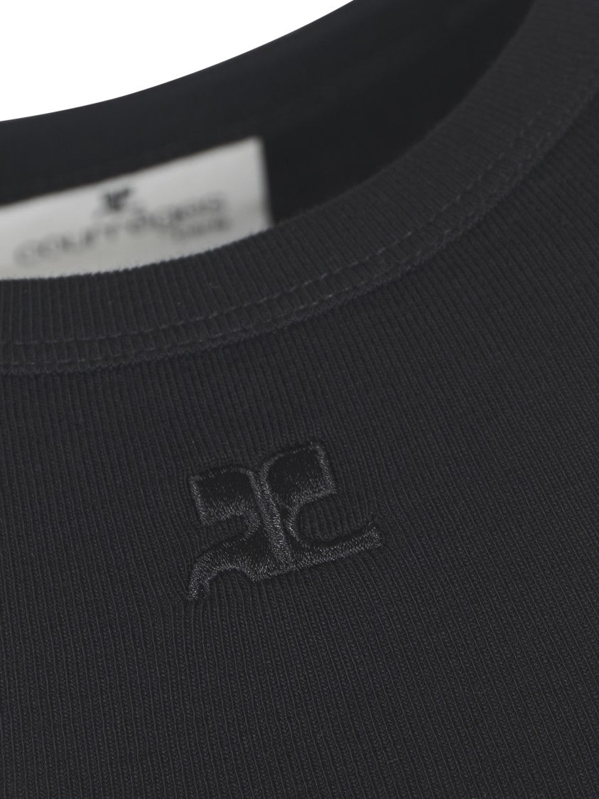 Courrèges Fitted Sleeveless Mini Dress