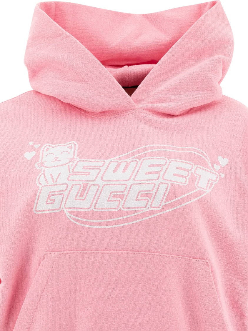 Gucci Pink Cotton Sweatshirt