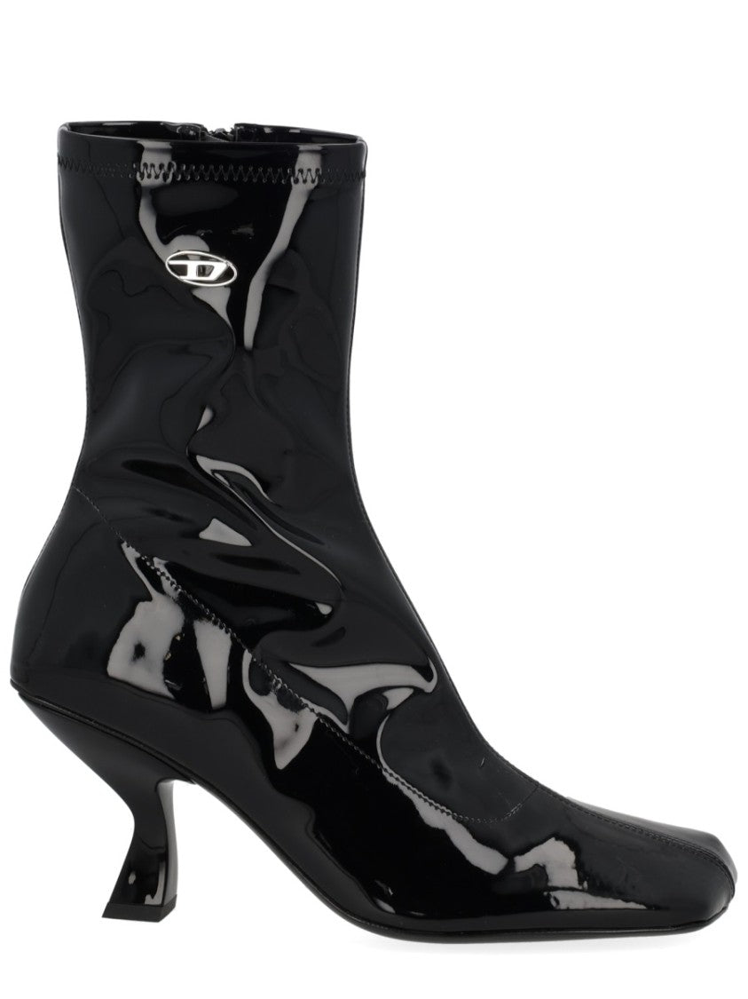 Diesel D-Amber Md Sculpted Heel Boots