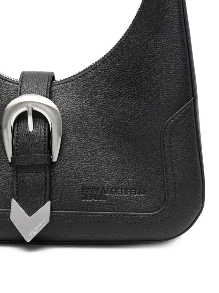 Karl Lagerfeld Structured Bag With Smooth Texture And Minimalistic Design