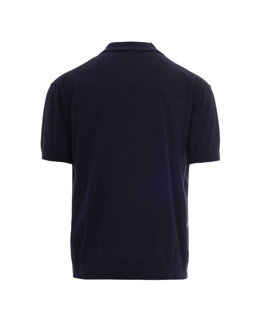 Paolo Pecora Paolo Pecora Black Knit Polo
