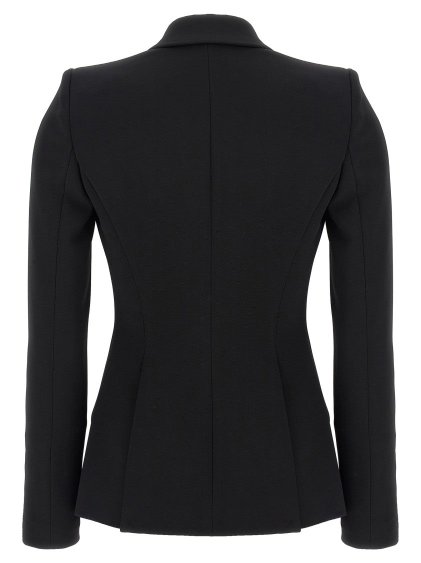 Elisabetta Franchi Lightweight Single-Breasted Tuxedo Blazer
