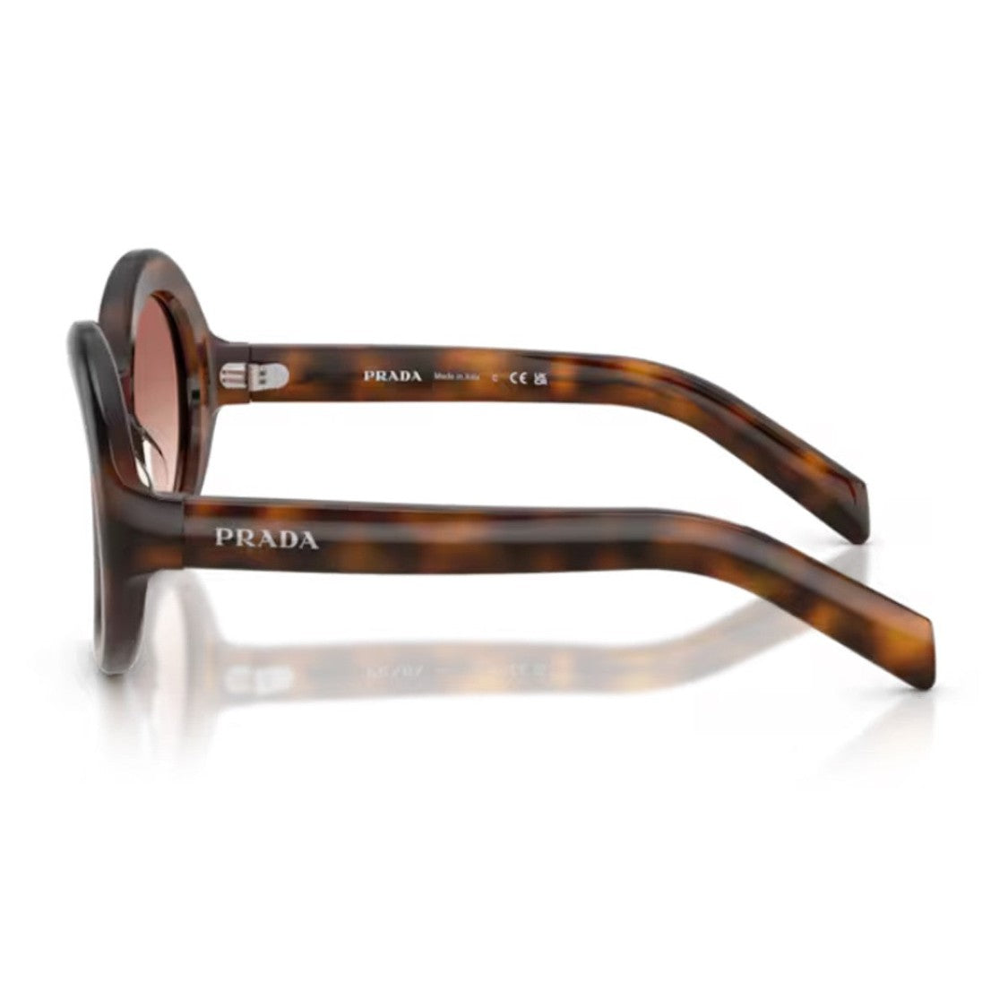 Prada Tortoiseshell Pr D08su Oversized Acetate Sunglasses