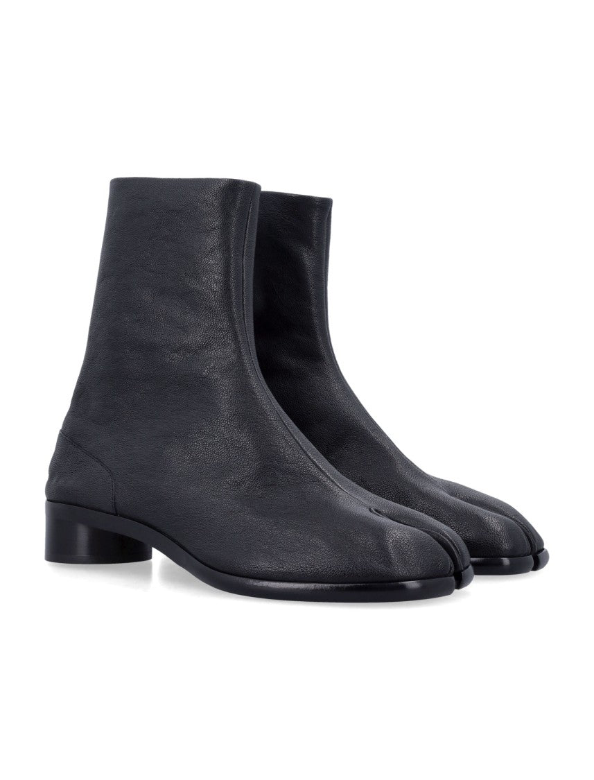 Maison Margiela Tabi Split Toe Leather Ankle Boots