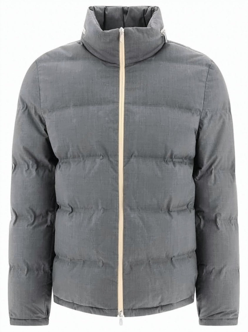 Brunello Cucinelli Padded Jacket With High Collar