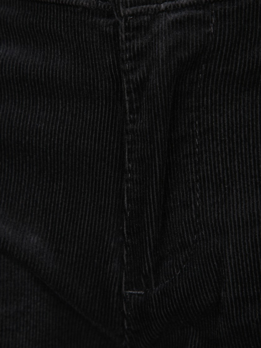 7 For All Mankind Wide-Leg Black Jeans With High Waist