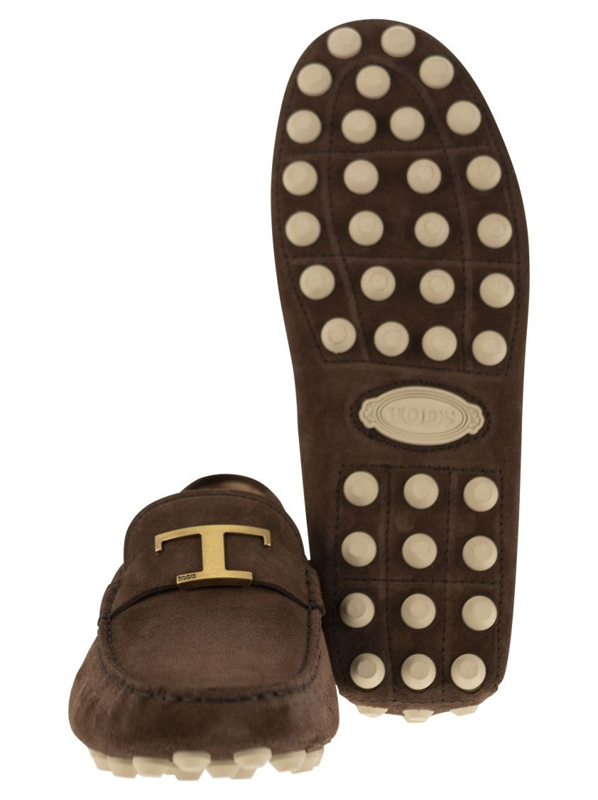 Tod's Rubber Bubble T In Suede Leather