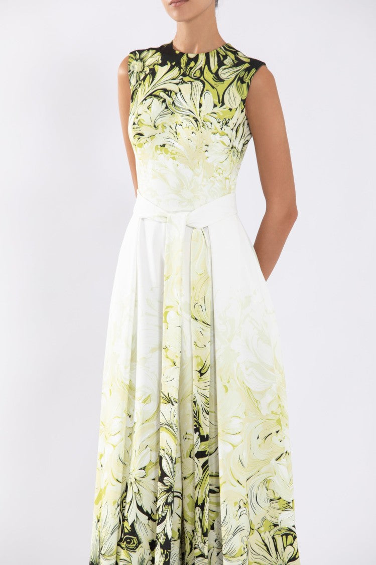 Saiid Kobeisy Crepe Printed Jumpsuit