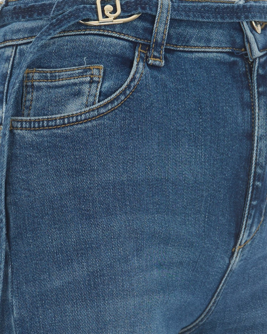 Liu Jo Flare Stretch Blue Jeans