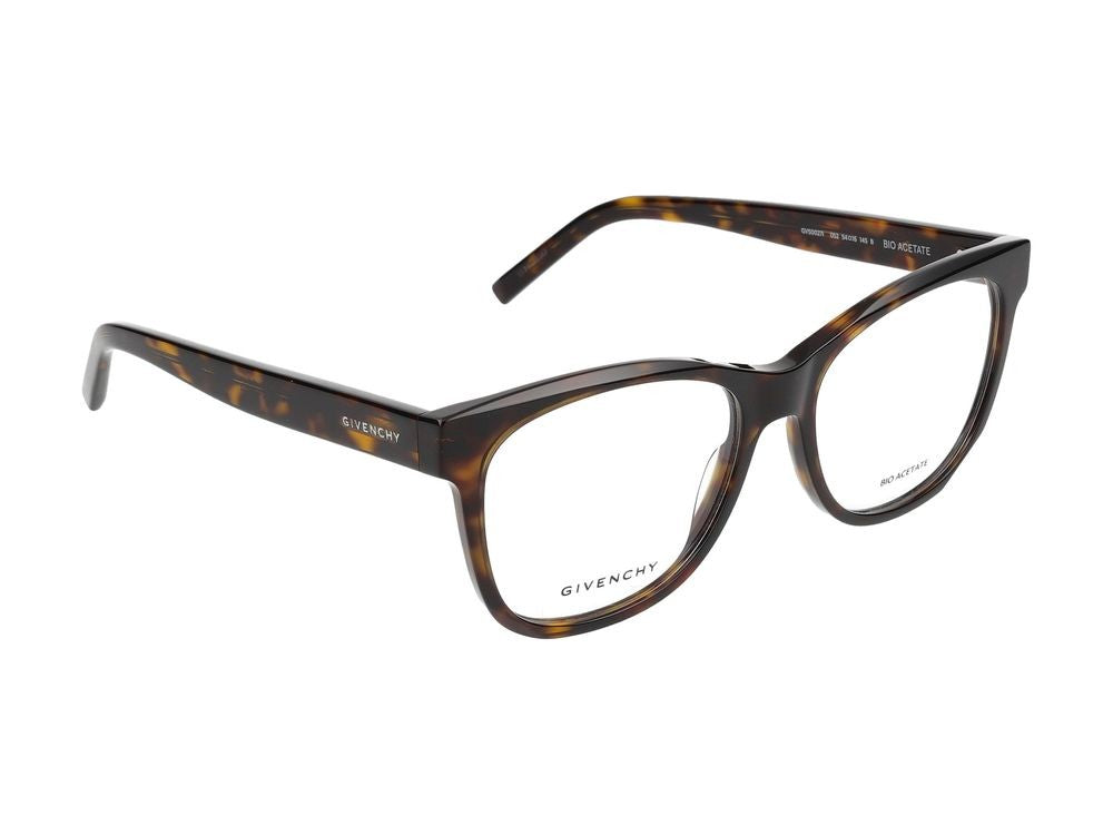 Givenchy Tortoiseshell Oversized Square Eyeglasses