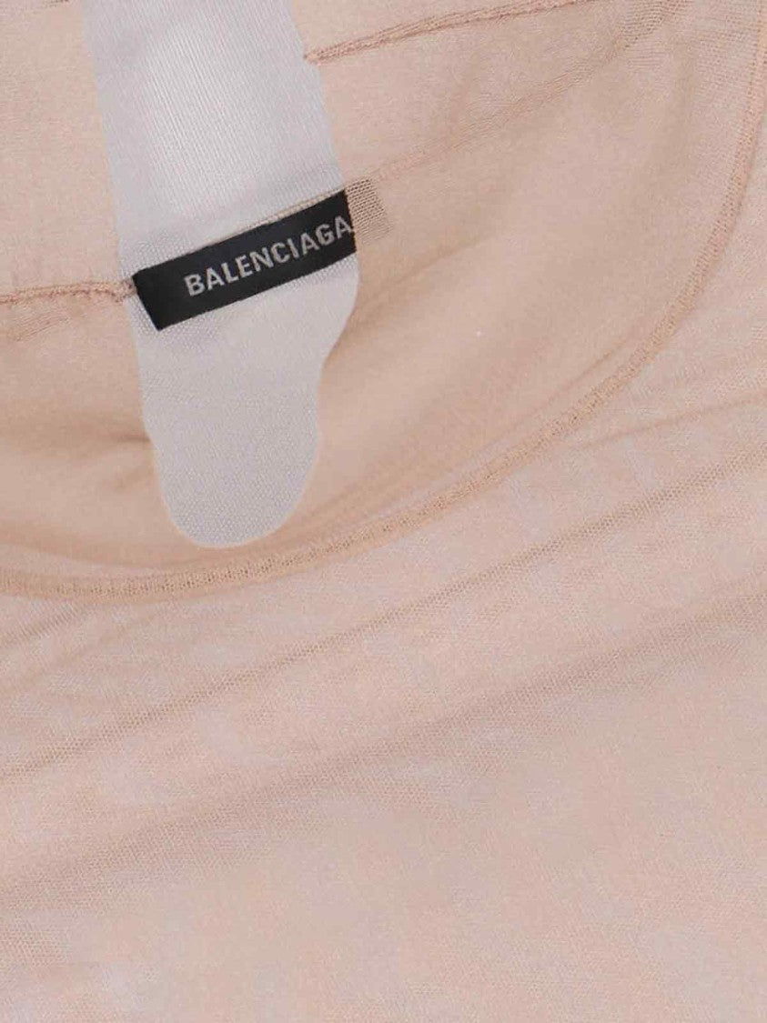 Balenciaga Trompe-L'œil Lingerie Top – Beige