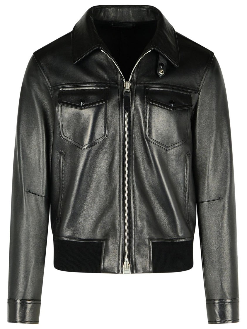 Tom Ford Black Leather Jacket