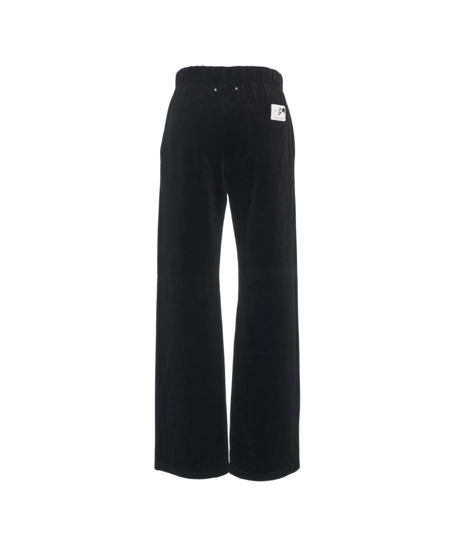 Golden Goose Velvet Joggers With Elastic Waistband
