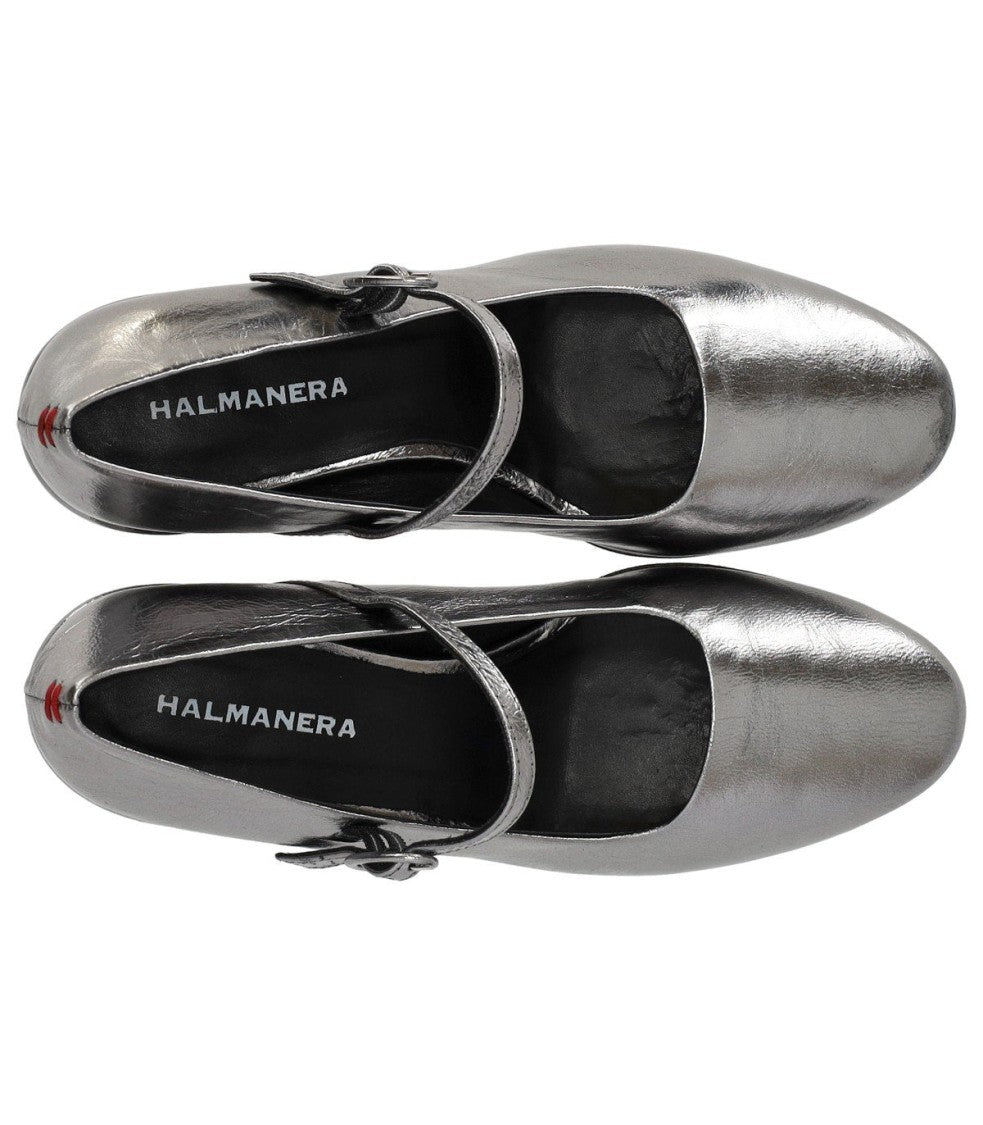 Halmanera Mary Jane Metal Steel Pump