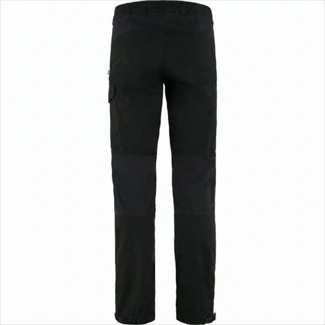 Fjallraven Kanken Straight Cut Black Pants With Durable Fabric